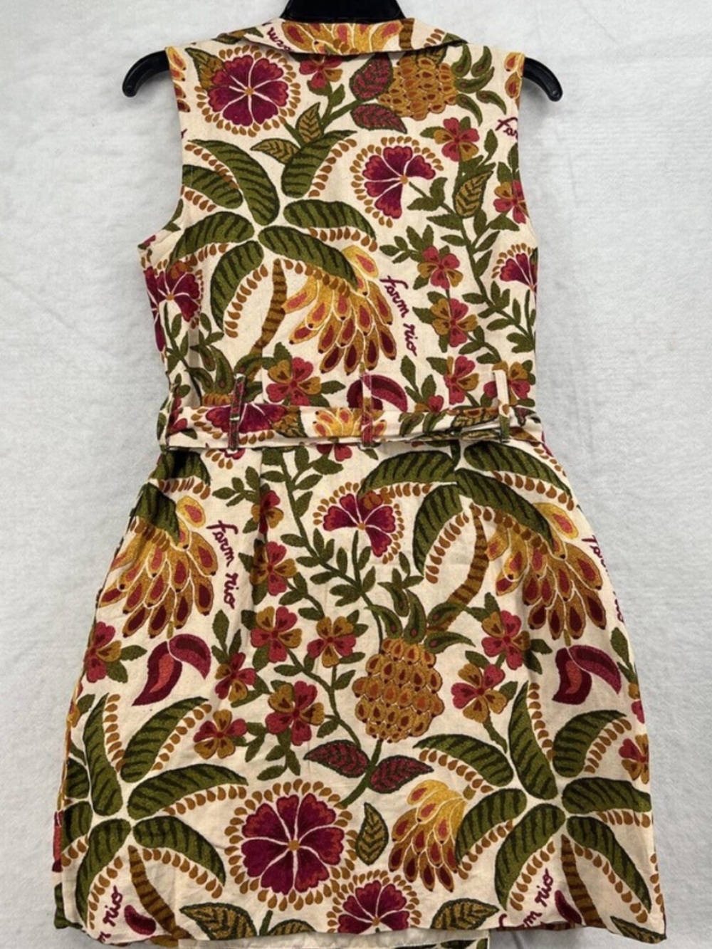 Farm Rio Anthropologie Belted Blazer Dress - Picture 4 of 4